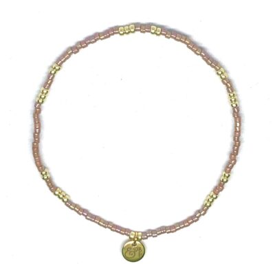 miyuki beads kralen gold silver bits and pieces pink lila