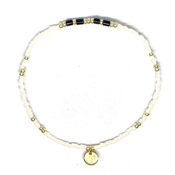 miyuki beads kralen gold silver bits and pieces off white black glas beads