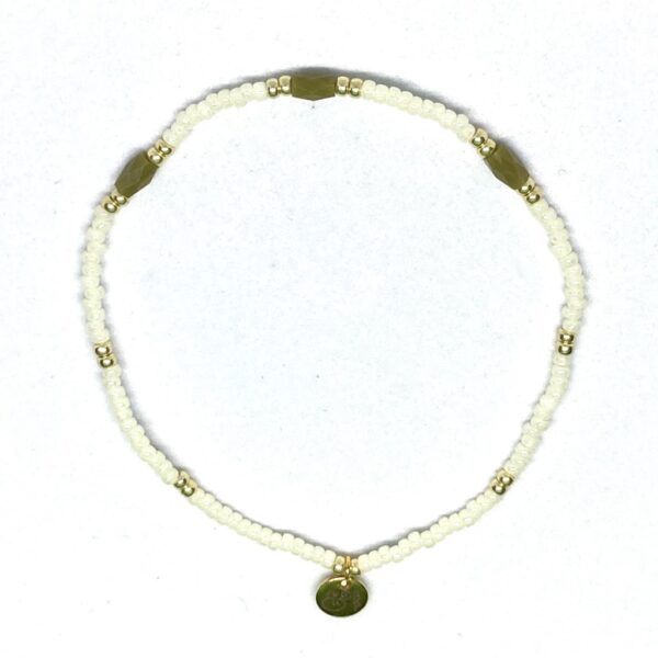 miyuki beads kralen gold silver bits and pieces off white army green glass beads