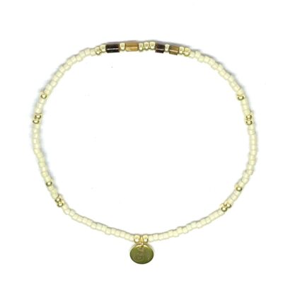 miyuki beads kralen gold silver bits and pieces off white grey brown yellow tiger eye gemstone