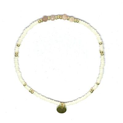 miyuki beads kralen gold silver bits and pieces off white sunstone gemstones