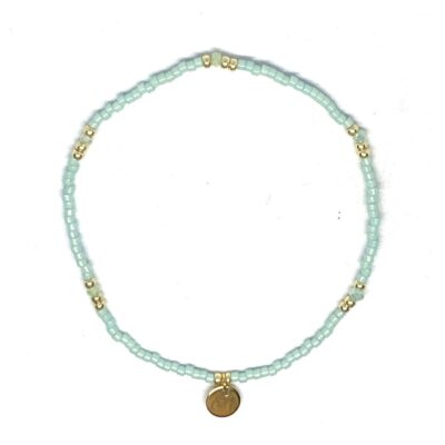 miyuki beads kralen gold silver bits and pieces white green glass beads green aventurine gemstone