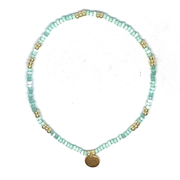 miyuki beads kralen gold silver bits and pieces turquoise