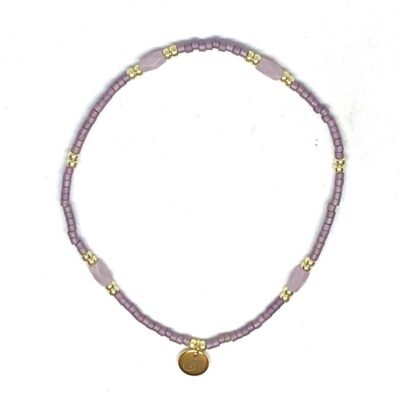 miyuki beads kralen gold silver bits and pieces lila purple