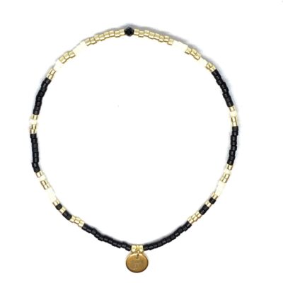 miyuki beads kralen gold silver bits and pieces off white black glas beads
