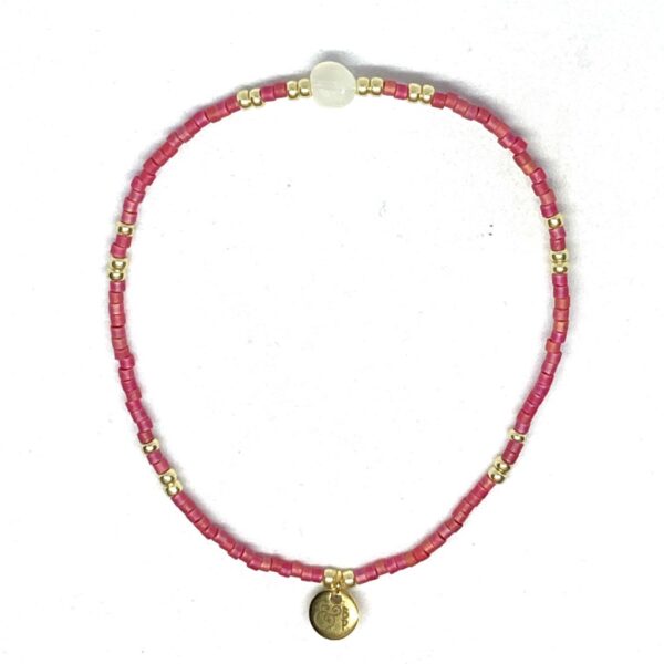 miyuki beads kralen gold silver bits and pieces red moonstone gemstones