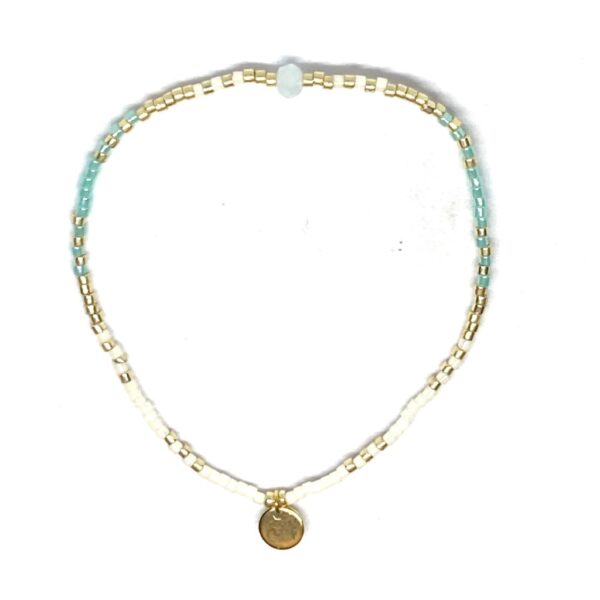 miyuki beads kralen gold silver bits and pieces off white turquoise apatite gemstone gemstones