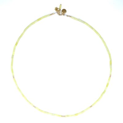 bits and pieces jewelry gold filled gemstones lemon jade beads gold necklaces