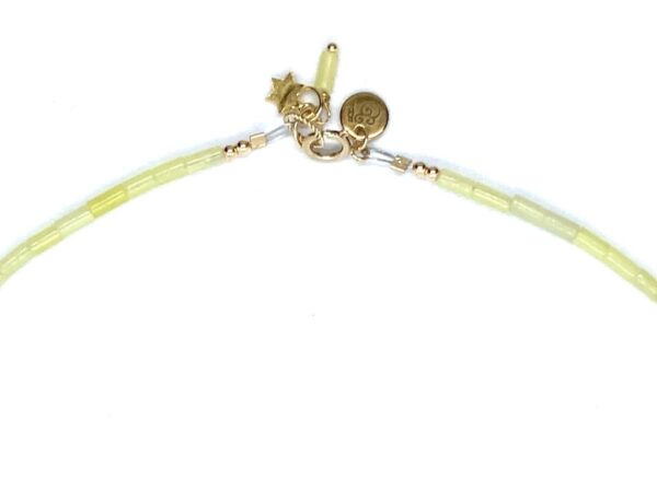 bits and pieces jewelry gold filled gemstones lemon jade beads gold necklaces