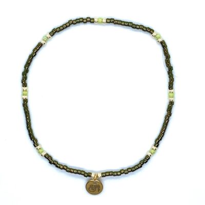 bits and pieces jewelry dark green lime gold bracelets