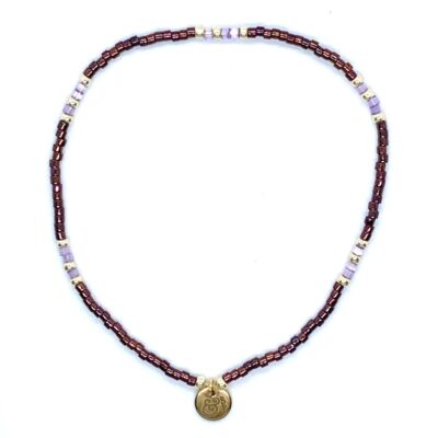 bits and pieces jewelry lila dark red gold bracelets