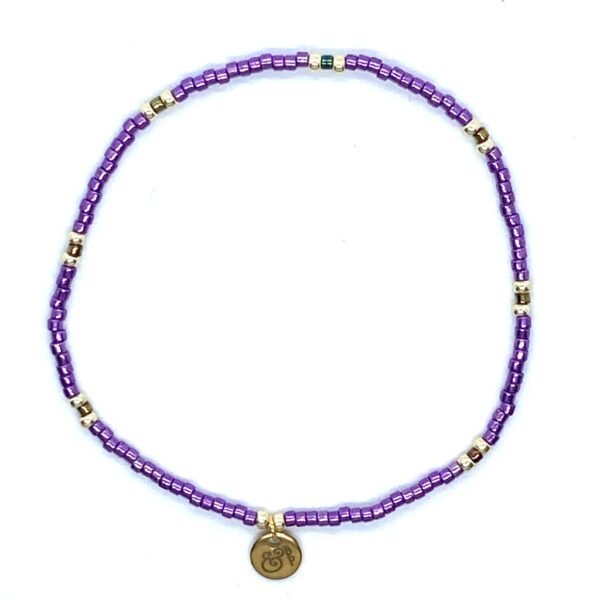 bits and pieces jewelry purple gold bracelets