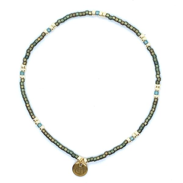 bits and pieces jewelry miyuki beads green turquoise gold bracelets
