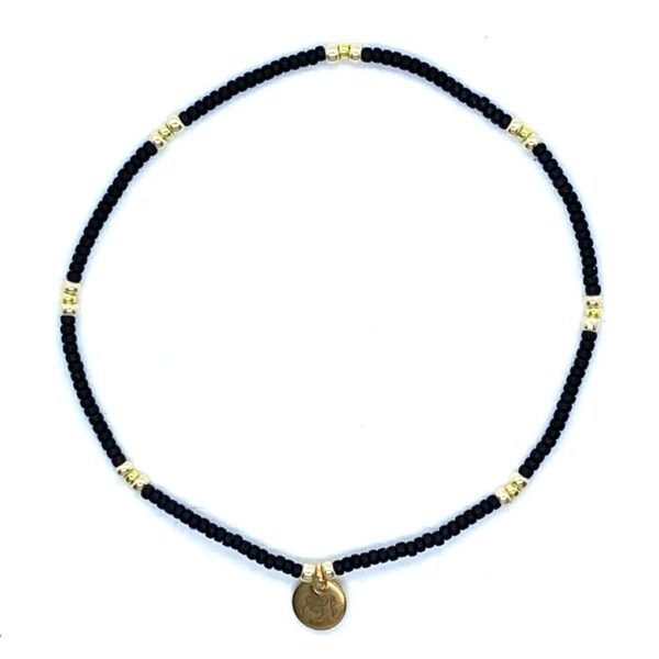 bits and pieces jewelry black yellow gold bracelets