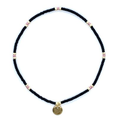 bits and pieces jewelry miyuki beads black pink gold bracelets