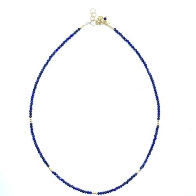 bits and pieces jewelry gold filled lapis lazuli blue gemstones beads gold necklaces