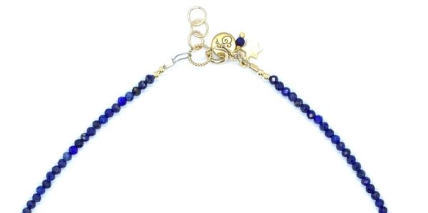 bits and pieces jewelry gold filled lapis lazuli blue gemstones beads gold necklaces