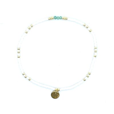 bits and pieces jewelry turquoise green glass beads bracelets