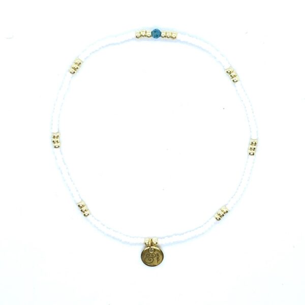 bits and pieces jewelry white turquoise gold bracelets