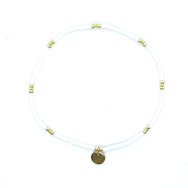bits and pieces jewelry white yellow bracelets