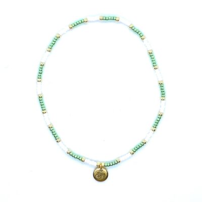 bits and pieces jewelry miyuki beads white green gold bracelets