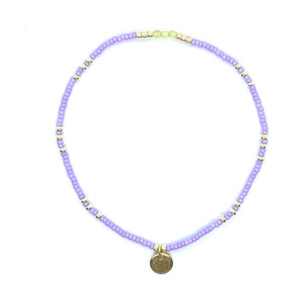 bits and pieces jewelry miyuki beads lila lime green gold bracelets