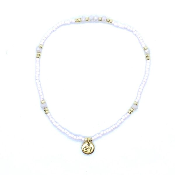 bits and pieces jewelry pink glass beads bracelets