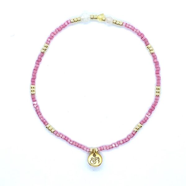 bits and pieces jewelry pink white yellow citrine morganite moonstone gemstone gold bracelets