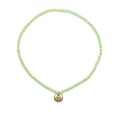 bits and pieces jewelry miyuki beads lime green gold bracelets