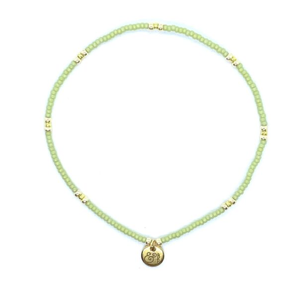 bits and pieces jewelry miyuki beads lime green gold bracelets