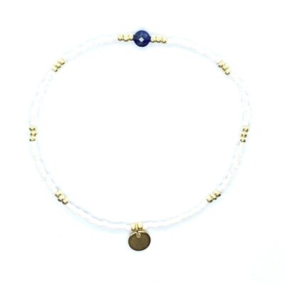 bits and pieces jewelry miyuki beads off white blue lapis lazuli gemstones gold bracelets