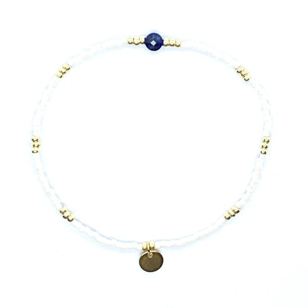 bits and pieces jewelry miyuki beads off white blue lapis lazuli gemstones gold bracelets
