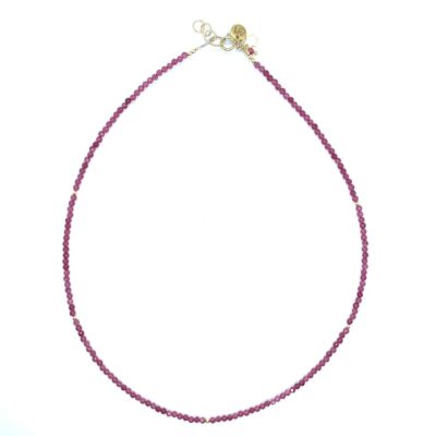 bits and pieces jewelry gold filled chalcedony pink red gemstones beads gold necklaces