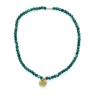 bits and pieces jewelry gold filled green malachite gemstone beads bracelets
