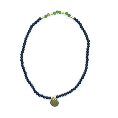 bits and pieces jewelry miyuki gold black agate diopside green gemstone beads bracelets