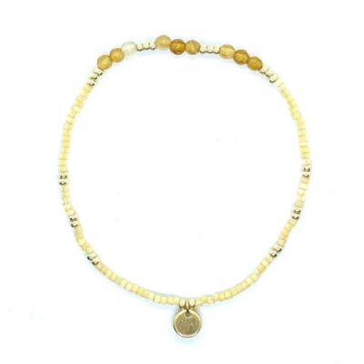 bits and pieces jewelry miyuki gold yellow quartz gemstone beads bracelets