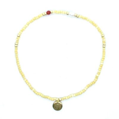 bits and pieces jewelry miyuki gold yellow quartz botswana amazon gemstone beads bracelets gold yellow red coral gemstone off white