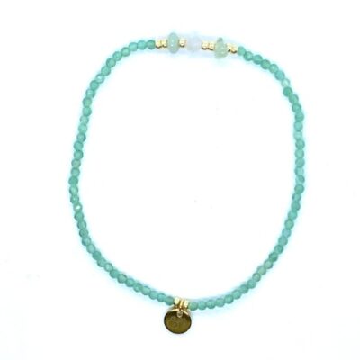 bits and pieces jewelry miyuki gemstone beads bracelets gold aqua blue green glass beads gemstones amazon aquamarine green aventurine
