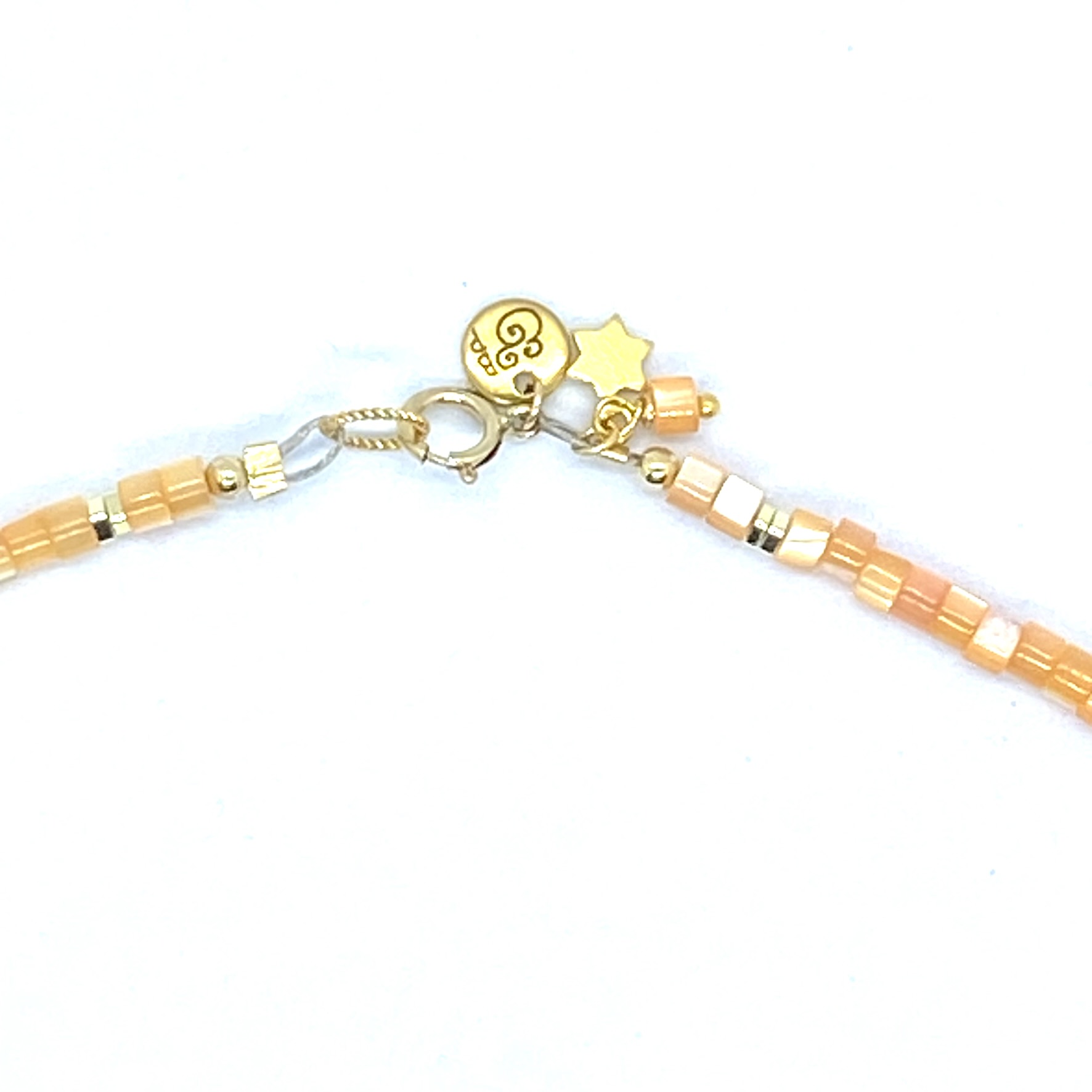 bits and pieces jewelry miyuki gemstone beads bracelets gold necklaces mother of pearl shell beads orange