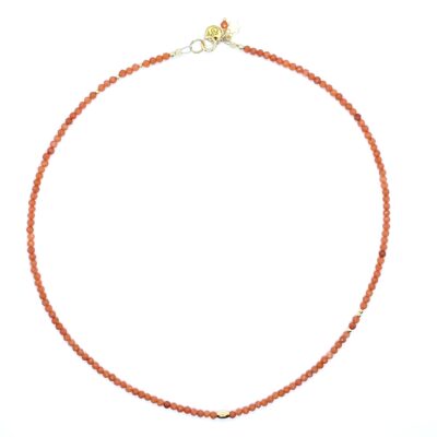 bits and pieces jewelry miyuki gemstone beads bracelets gold necklaces orange chalcedony