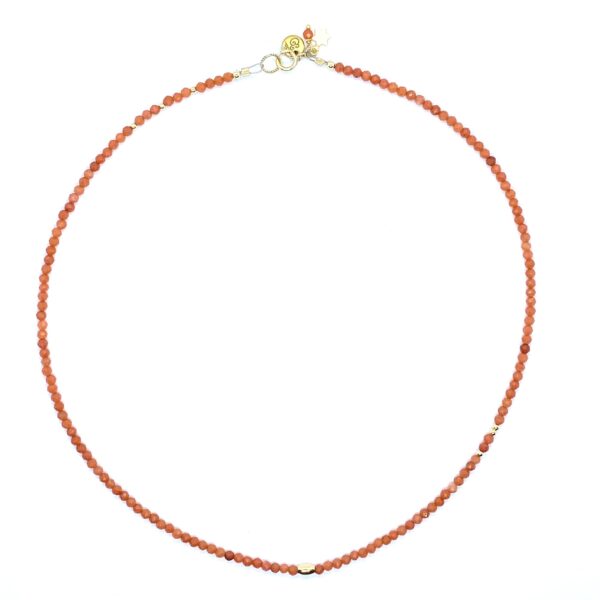bits and pieces jewelry miyuki gemstone beads bracelets gold necklaces orange chalcedony