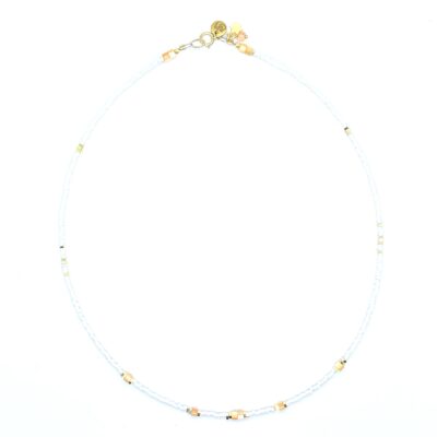 bits and pieces jewelry miyuki gemstone beads bracelets gold necklaces off white orange mother of pearl shell beads