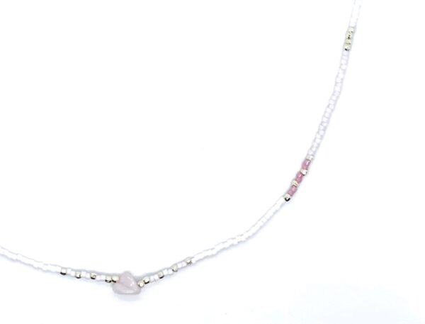 bits and pieces jewelry miyuki gemstone beads bracelets gold necklaces pink white rose quartz