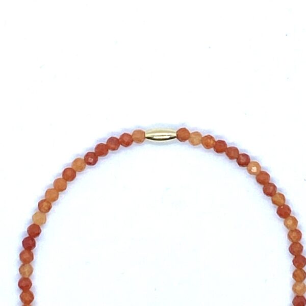 bits and pieces jewelry miyuki gemstone beads bracelets gold orange chalcedony gold filled gold gemstone beads