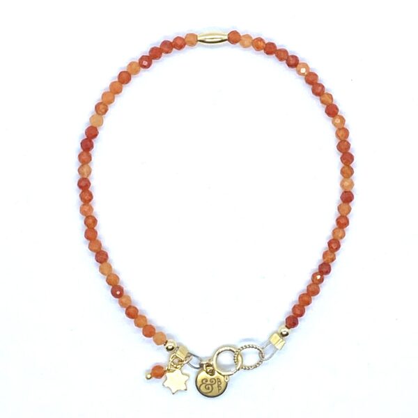bits and pieces jewelry miyuki gemstone beads bracelets gold orange chalcedony gold filled gold gemstone beads