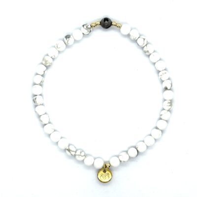 bits and pieces jewelry miyuki gemstone beads bracelets gold howlite white black gemstones gold filled beads