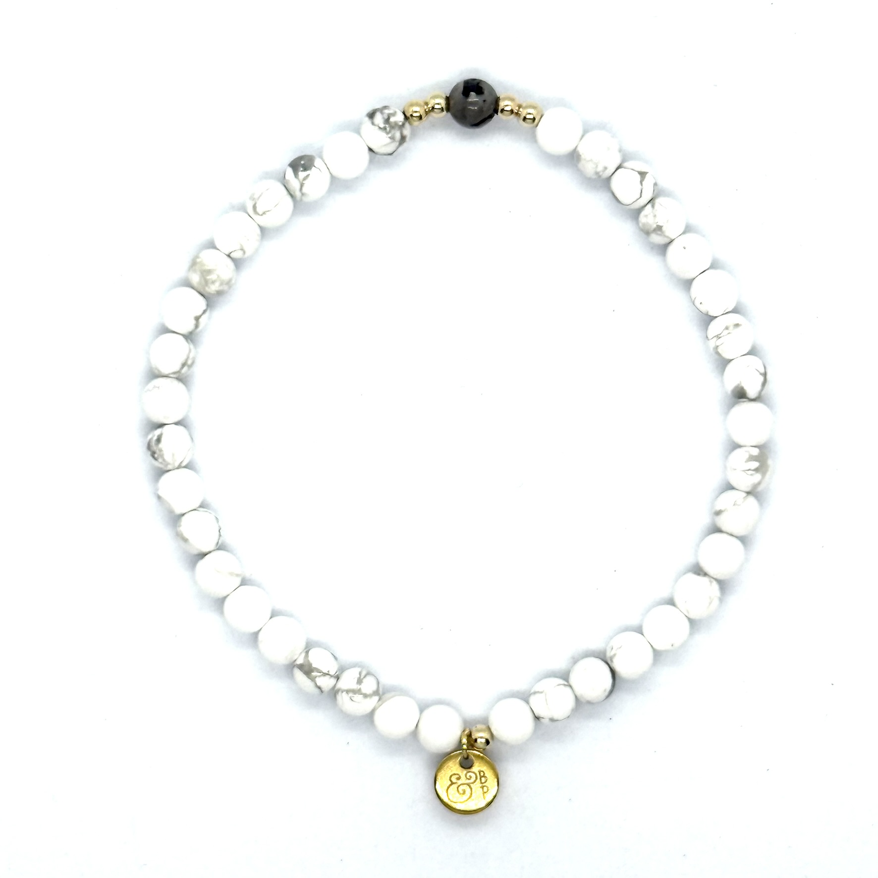bits and pieces jewelry miyuki gemstone beads bracelets gold howlite white black gemstones gold filled beads