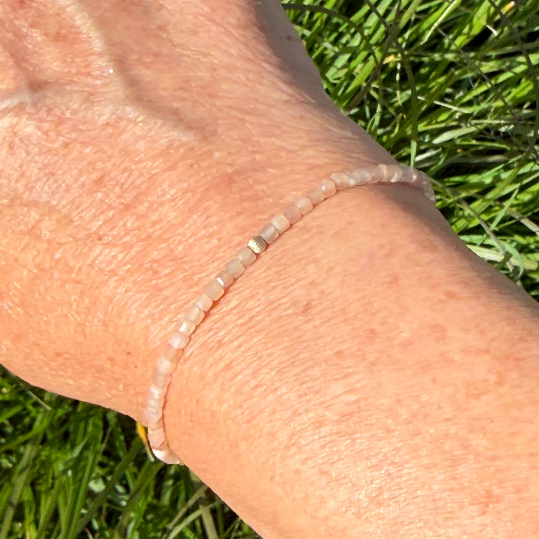 bits and pieces gemstone gift bracelets beads kralen armband you make my heart smile sunstone joy self empowerment confidence